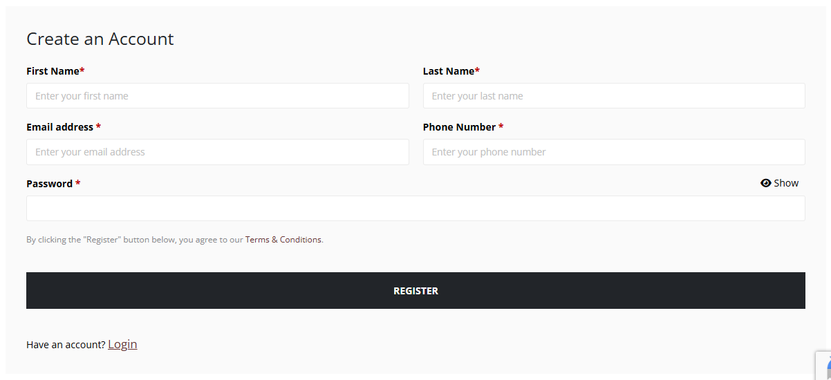 Create eBills Account